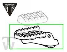 Fussraste vorn rechts Tiger Explorer XC