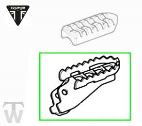 Fussraste vorn links Tiger 1200 XR