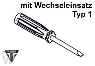 Schraubendreher reversibel komplett