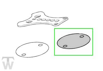 Chrom Abschluss Tachometer obs **(nur 1x lagernd dann obs)