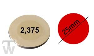 Shim D25mm, H2.375mm