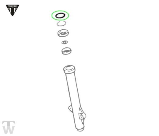 Gabelsimmerring Staubdichtung AD 54mm Trident 750 & 900