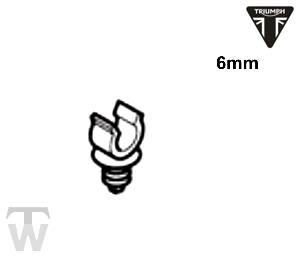 Clip steckbar Einzeln 6mm  Tiger 885i (T709)