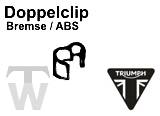 Clip doppelt 4.3mm+9.8mm  Tiger Sport bis FIN750469