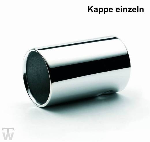 Schalldämpferkappe rund einzeln