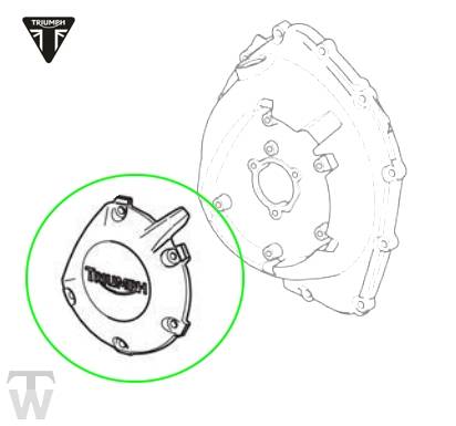 Kupplungsdeckel Nehmerzylinder Trophy 1215 SE