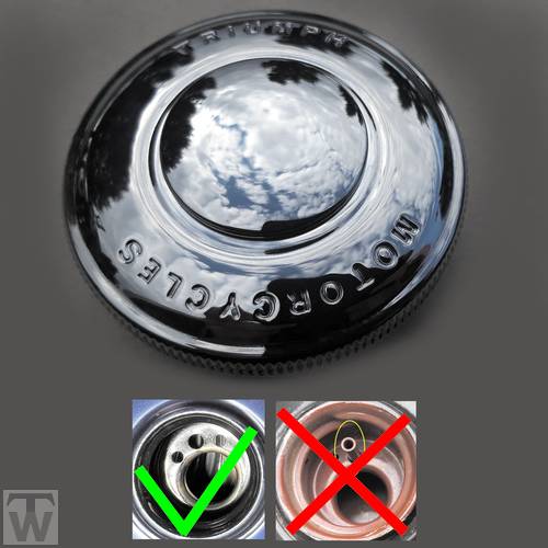 Tankdeckel abschließbar Thruxton EFI