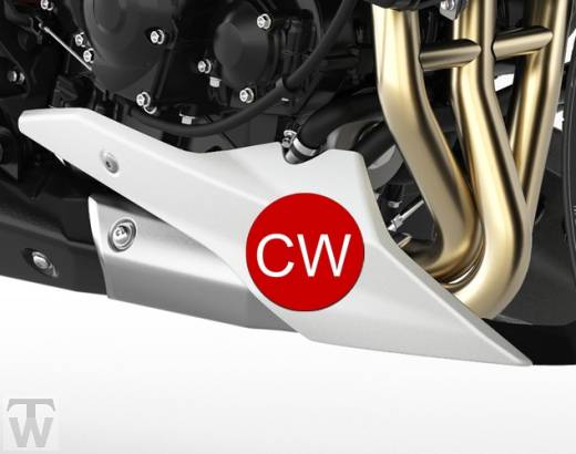 Bugspoiler DIABLO RED ** (1x TW-Angebot) Street Triple ab FIN 560477