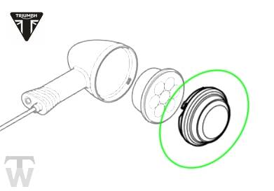 Blinkerglas klar Bobber ab AC1196