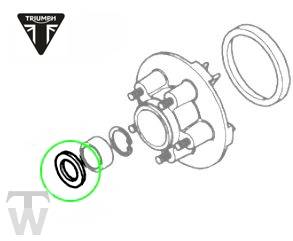 Simmerring Kettenradträger  Thruxton RS