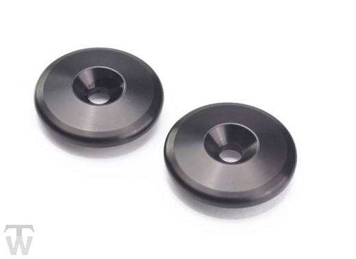 CNC Bar End Weights 2Pc(s). Black (only 2x available)