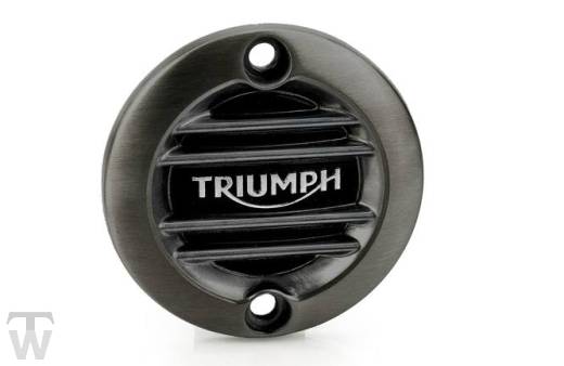 Deckel Kupplung gerippt dunkel  Bonneville T120 Black bis FIN AD0138 +AceCafe