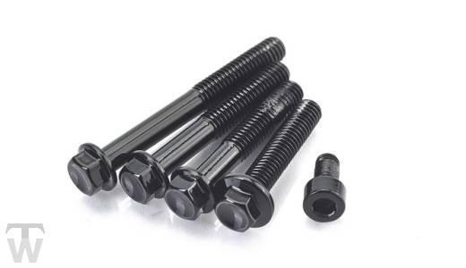 Engine Cover Screws Kit Black Thruxton RS