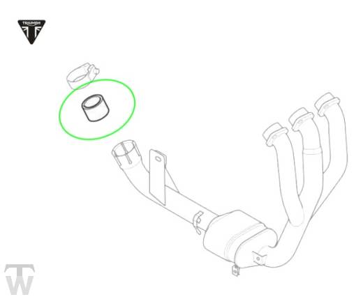 Auspuffdichtung  Speed Triple S ab FIN867685