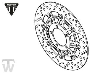 Bremsscheibe vorn Daytona 600 & 650