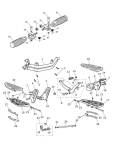 Footrests from VIN611135 (+611115) - America LT