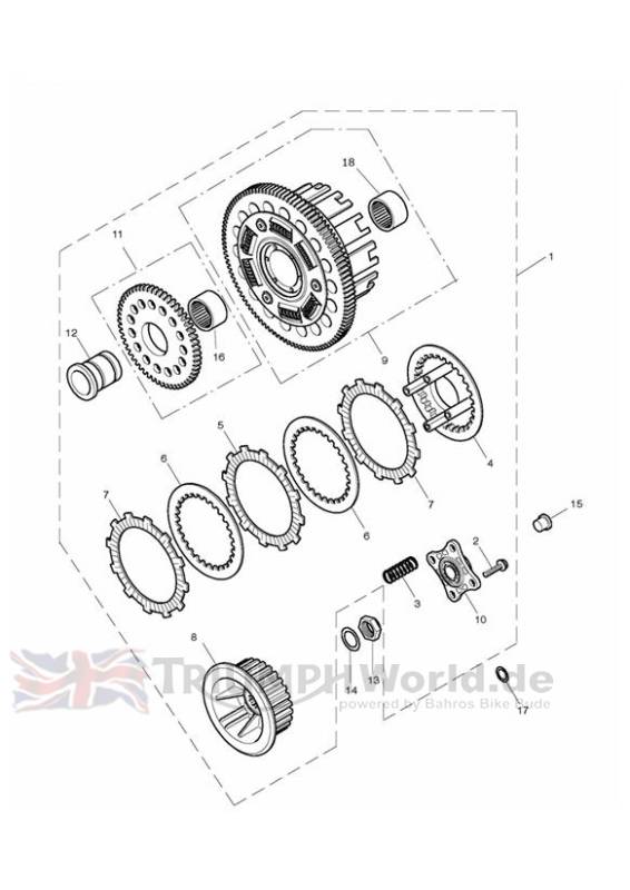 Clutch - Thruxton 900 EFI