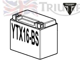 Triumph Tiger Xc Batterie Ytx16 Bs Mf Wartungsfrei Tiger Xc Bis Fin Art Nr T