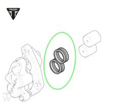 Reparatursatz Bremszange Brembo (Dichtungen) Tiger XCA ab FIN855532