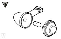 Blinker vorn rechts Chrom Bonneville T120 bis AC6129