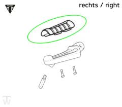 Fussrastengummi vorn rechts
