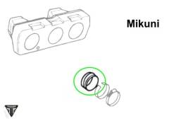 Ansauggummi Mikuni (Vergaser Airbox)  Tiger T400 (Vergaser)