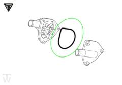 Gasket Water Pump (up to VIN 472648)