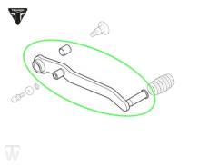 Schalthebel (nur 1x lagernd) Tiger 900 GT ab BP6441