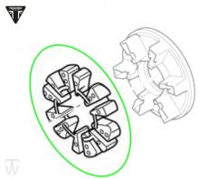 Rear Wheel Cush Tiger 1200 Rally Explorer