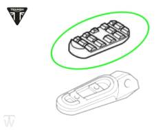 Rubber Foot Pegs Tiger 1200 Rally Explorer