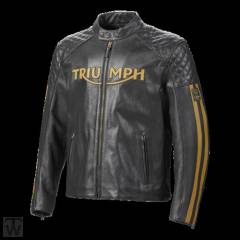 Triumph Braddan Air Race Lederjacke Gr.S Herren schwarz (1x TW-Angebot) - Fahrerbekleidung