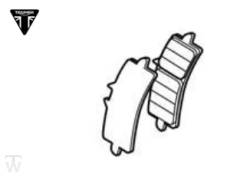 Bremsbeläge vorn Speed Twin 1200 Cafe Racer