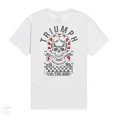 Triumph Hello Moto White Gr.L (nur 1x lagernd) - Herren T-Shirts