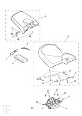 Seats - Tiger 1200 XRx