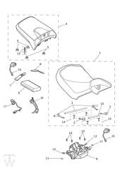 Seats - Tiger 1200 XRT