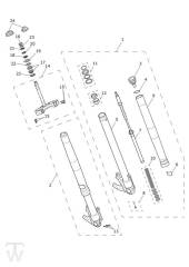 Front Suspension - Tiger 1200 XCx