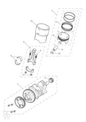 Crank Shaft Connecting Rod Piston - Tiger 1200 XCx