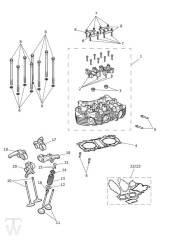 Cylinder Head Valves - Bobber Black