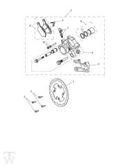 Bremse hinten - Tiger XCx ab FIN855532