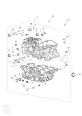 Crankcase - Tiger XCx from VIN855532