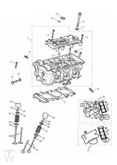 Cylinder Head Valves - Tiger XCx from VIN855532