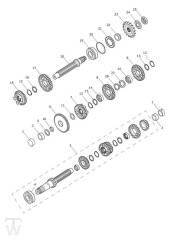 Getriebe - Speed Triple RS ab FIN867601