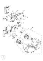 Hauptscheinwerfer - Speed Triple RS ab FIN867601