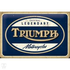 Triumph Blechschild Legendary (nur 2x lagernd) - Merchandising