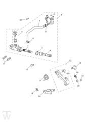 Master Cylinder Assy rear - Scrambler 1200 XC