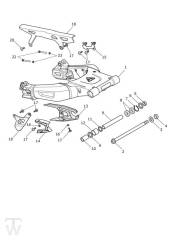 Swingarm - Scrambler 1200 XE up to VIN AC8498