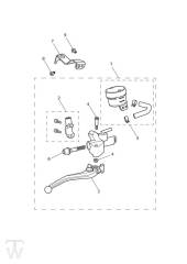 Master Cylinder Assy front - Street Cup