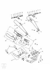 Exhaust from VIN004902-029155 - Trident