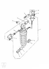 Rear Suspension Unit from VIN051976 - Trident