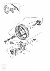 Rear Wheel - Trident